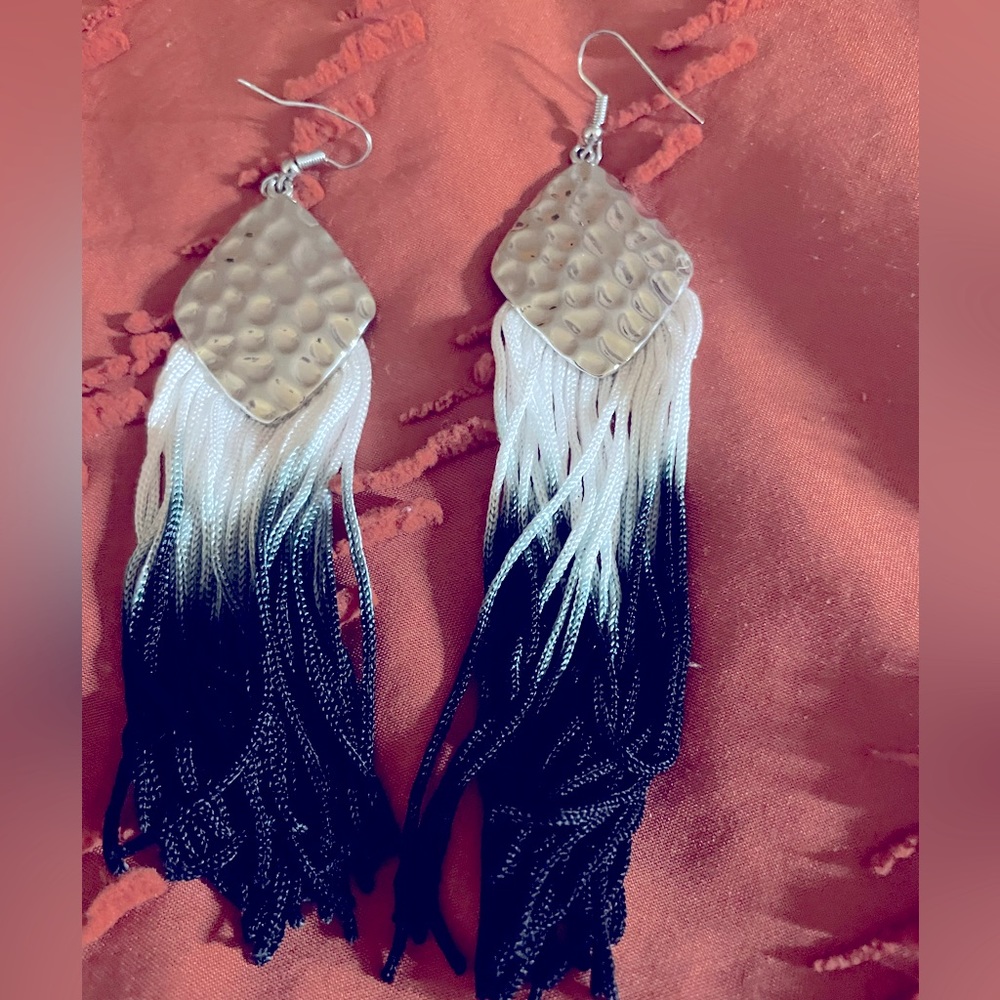Feather earrings
